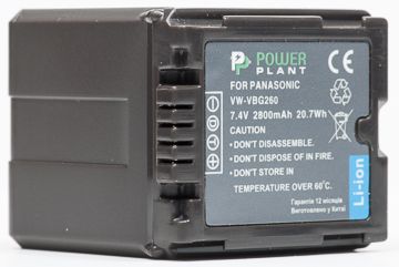 ����������� PowerPlant Panasonic VW-VBG260 Chip 2800mAh (DV00DV1276) - �������� 1