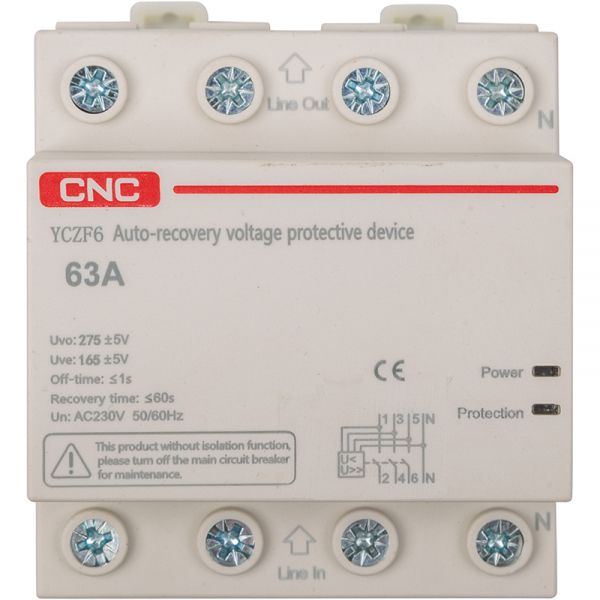 ������������ ��������� CNC YCZF6 3P+N 63A (EL240319) - �������� 1