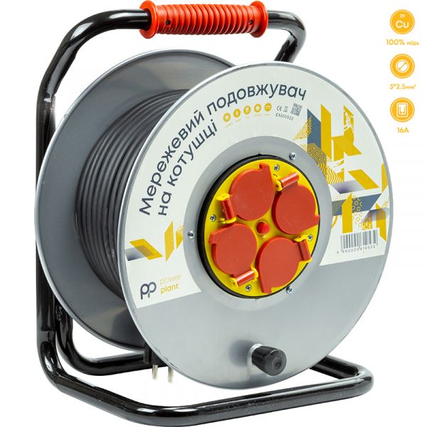 ���������� �� ������� PowerPlant 40 �, 3x2.5��2, 16A, 4 �������, 100% ���� (JY-20022/40) (EX610532) - �������� 1