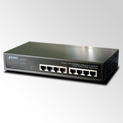 ������������� ���������� PoE Planet FSD-804P-EU (8-Port 10/100Mbps with 4-Port PoE) - �������� 1