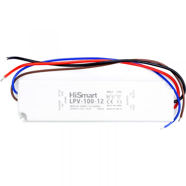 ���� ������� HiSmart 12V, 8.5A, 100W, IP67 (LPV-100-12) - �������� 1