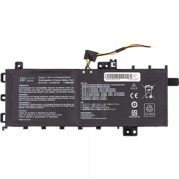 ����������� PowerPlant ��� ��������� ASUS VivoBook 15 X512DA (B21N1818) 7.6V 4150mAh (NB431823) - �������� 1