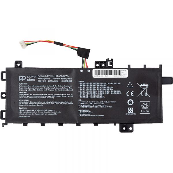 ���������� PowerPlant ��� �������� ASUS VivoBook 14 (C21n1818-1) 7.6V 4150mAh (NB431946) - �������� 1
