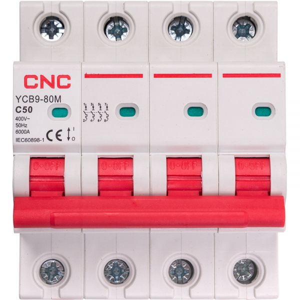 ��������� �������������� �����������  CNC YCB9-80M 4P C50 6ka (NV821648) - �������� 1