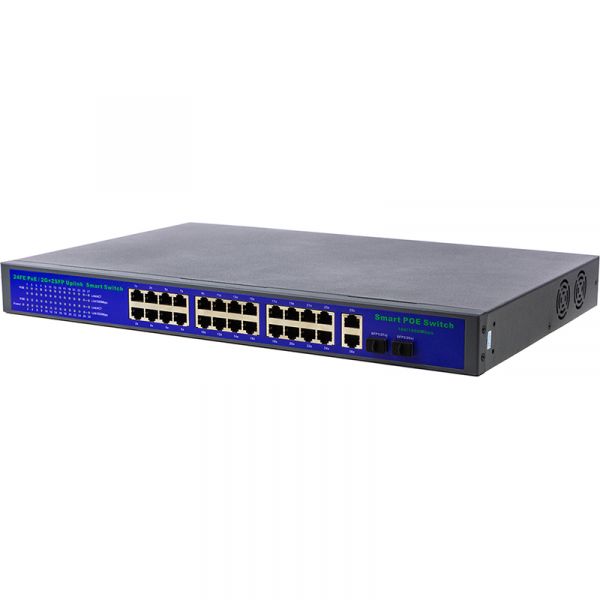 PoE ���������� 24ch 100Mbps+2+2G uplink (POE2404L) - �������� 1