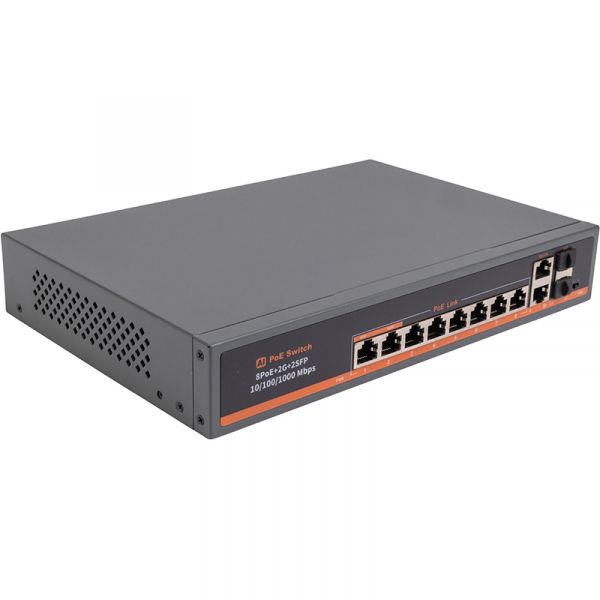 ��������� PoE 8x Gigabit PoE+2x Gigabit UPLINK+2x SFP, 120 �� (TV993673) - �������� 1
