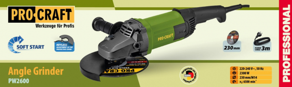 �������������� ������ Procraft PW2600 230 �� - �������� 2