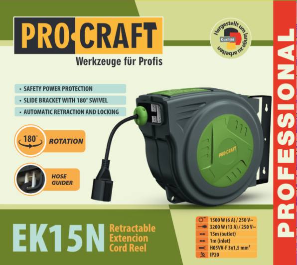 ���������� �� ������� Procraft EK15N 3x1,5�� 15 � - �������� 2
