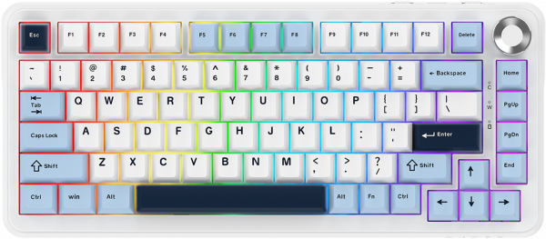    AK820 MAX PLUS -Daydream Switch-Blue-White-Dark Blue-3 model-with screen -  1