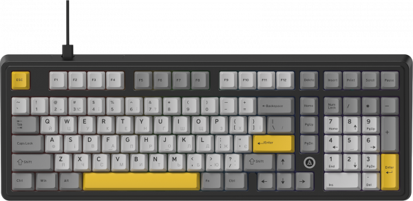 ������� ��������� ��������� Ajazz AK980 MAX Magnetic switches Black Gray Yellow (AK980-MAX-M-BGY) - �������� 1
