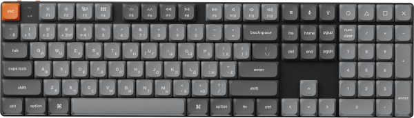 ��������� ���������� Keychron K5 Max Gateron Brown Switch Black RGB (K5M-H3-UA) - �������� 1