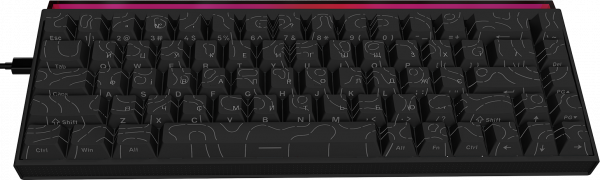 ������� ��������� ��������� Ajazz NK68 Red switches Side Contour Black (NK68-R-S-B) - �������� 1