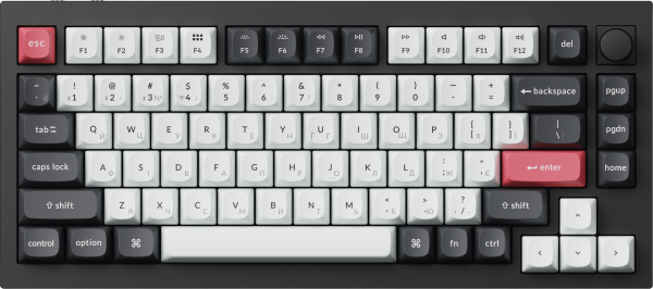 ��������� ���������� Keychron Q1 HE Magnetic Switch Black RGB (Q1H-M1-UA) - �������� 1