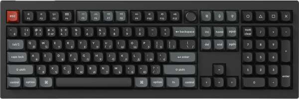 ��������� ���������� Keychron V6 Ultra Keychron Red Switch Black RGB (V6U-D1-UA) - �������� 1
