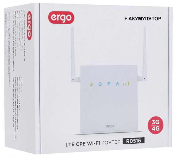  4G Ergo R0516 + battery, GSM GPRS/EDGE, HSPA+, DC-HSPA+, LTE, Ethernet, Wi-Fi -  14