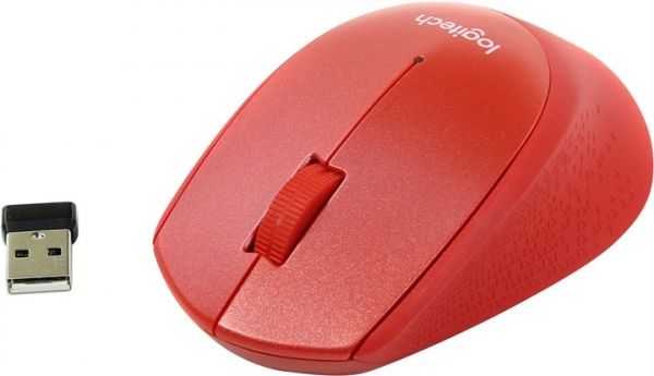  Logitech M330 Silent Plus (910-004911) Red -  1