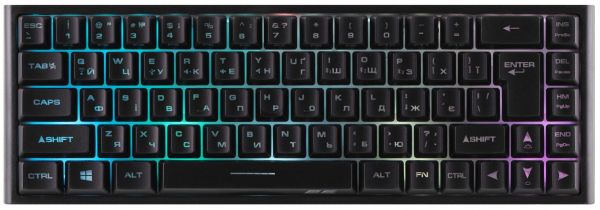 ���������� 2E Gaming KG360 RGB 68 Key WL Black (2E-KG360UBK) - �������� 2