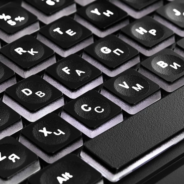 2E ��������� ��������� KS120 104key, USB-A, EN/UK, White LED, ������ 2E-KS120UB_UA - �������� 6