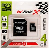  '  ' microSDHC, 4Gb, Class4, Hi-Rali, SD  (HI-4GBSDCL4-01) -  1