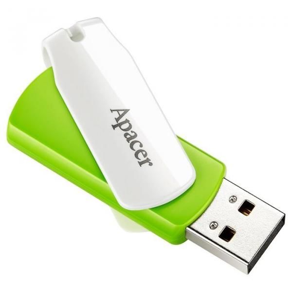 ���������� Apacer 32Gb USB 2.0 AH335 green (AP32GAH335G-1) - �������� 1