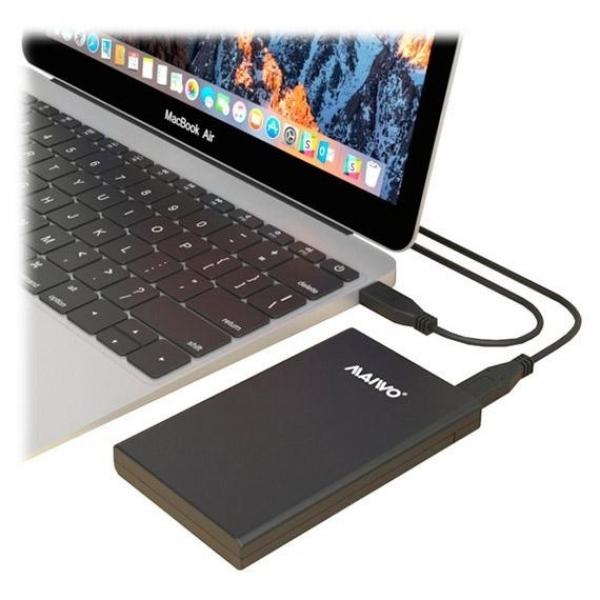   2.5" Maiwo K2568G2, Black, USB 3.1, 1xSATA HDD/SSD,   USB,   (K2568G2) -  5