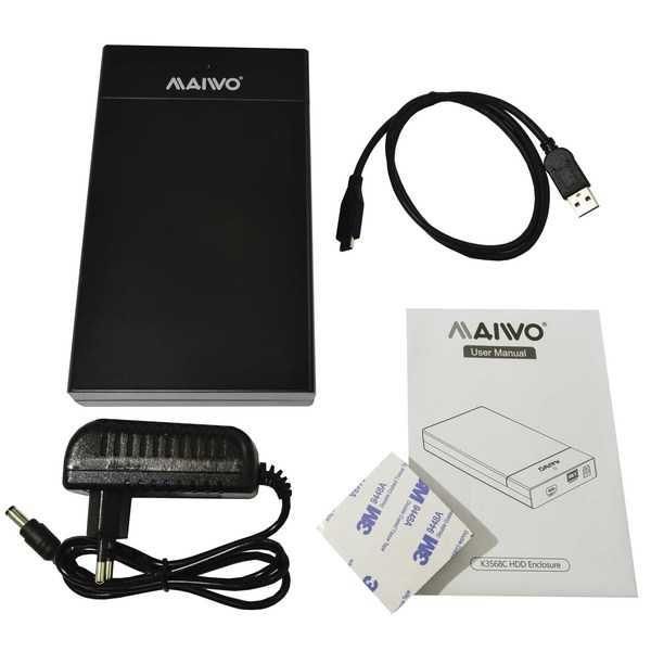 ���-������� 2,5"/3,5" Maiwo K3568G2 ��� HDD 3,5"/2,5" SATA ����� USB3.1 GEN2 �������. ������. �����. ������� ����. - �������� 3