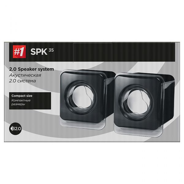 ������������ ������� Defender SPK 35 5W USB black (65635) - �������� 2