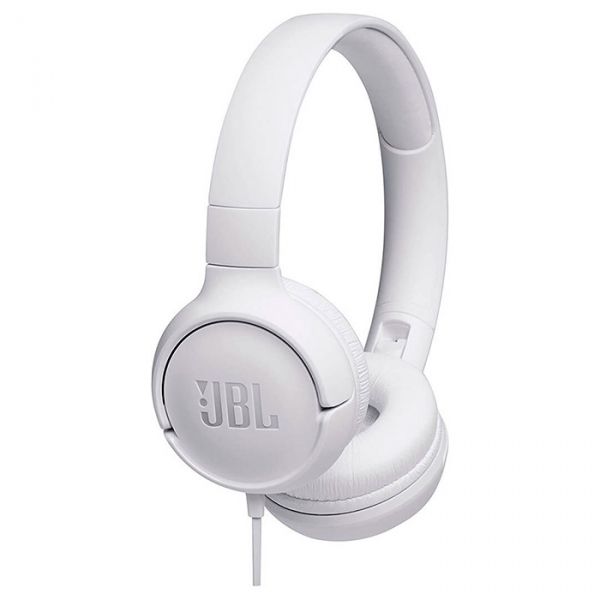 ��������� JBL Tune 500, White, 3.5 ��, �������, ������������� ����� ���������, ��������� "Pure Bass", �����������, �������� Siri � Google Now (JBLT500WHT) - �������� 1