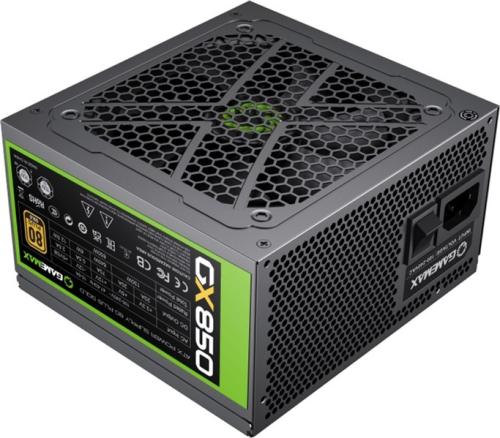 ���� ������� 850 ��, GameMax GX-850, Black, ���������, 80+ Gold, Active PFC, 12 ��, 3xMolex / 6xSATA / 4x6+2-pin / 2x4+4-pin / 1x20+4-pin, ������ OVP / UVP / OCP / OLP / OPP / SCP - �������� 1