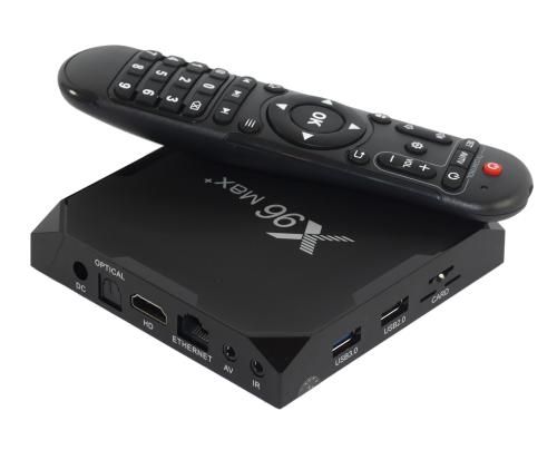 - Mini PC - X96Max+ s905X3, 4G, 64G, Wi-Fi 2.4G+5G+1000Mbps, USB3.0, Mali-G31, HDMI, Display, BT4.1, Android 9.0 (X96Max+/4/64) -  2