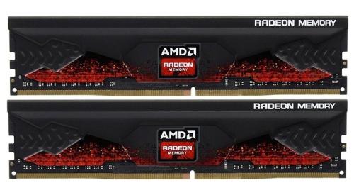 ���'��� 16Gb x 2 (32Gb Kit) DDR4, 3200 MHz, AMD Radeon R9 Gamer, Black, 16-18-18-39, 1.35V, � ��������� (R9S432G3206U2K) - �������� 1