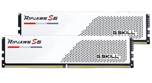 ������ 32Gb x 2 (64Gb Kit) DDR5, 5600 MHz, G.Skill Ripjaws S5, White, 36-36-36-89, 1.25V, � ���������� (F5-5600J3636D32GX2-RS5W) - �������� 1