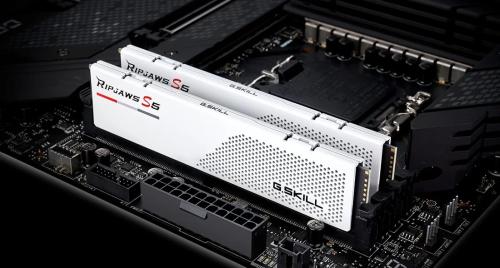 ������ 32Gb x 2 (64Gb Kit) DDR5, 5600 MHz, G.Skill Ripjaws S5, White, 36-36-36-89, 1.25V, � ���������� (F5-5600J3636D32GX2-RS5W) - �������� 3