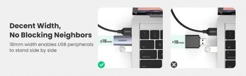 �������� ����� USB 2.0, 5.1, Ugreen, Grey (CM383/80864) - �������� 9