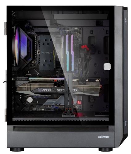 ������ Zalman i6, Black, Mid Tower, ��� ��, ��� E-ATX / ATX / Micro ATX / Mini ITX, 1xType-C / 1xUSB 3.0 / 1xUSB 2.0, ����. CPU - 180 �� / VGA - 355 ��, 4x140 �� RGB, ���� ������ �� ������������� ���� - �������� 2