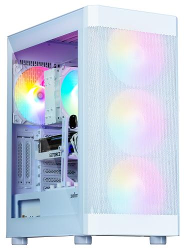 ������ Zalman i4 TG, White, Mid Tower, ��� ��, ��� ATX / Micro ATX / Mini ITX, 2xUSB 3.0 / 1xUSB 2.0, ����. CPU - 170 �� / VGA - 320 ��, 4x140 �� RGB, ������� ������ �� ����������� ������ - �������� 1