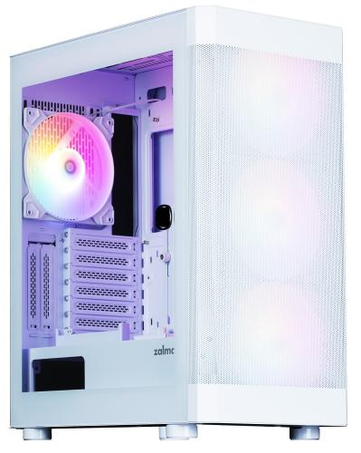 ������ Zalman i4 TG, White, Mid Tower, ��� ��, ��� ATX / Micro ATX / Mini ITX, 2xUSB 3.0 / 1xUSB 2.0, ����. CPU - 170 �� / VGA - 320 ��, 4x140 �� RGB, ������� ������ �� ����������� ������ - �������� 2