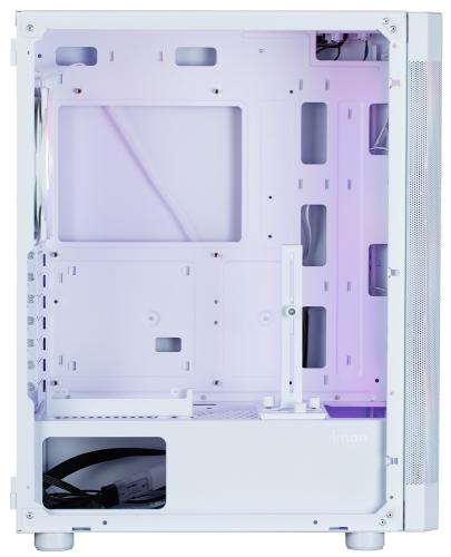 ������ Zalman i4 TG, White, Mid Tower, ��� ��, ��� ATX / Micro ATX / Mini ITX, 2xUSB 3.0 / 1xUSB 2.0, ����. CPU - 170 �� / VGA - 320 ��, 4x140 �� RGB, ������� ������ �� ����������� ������ - �������� 5