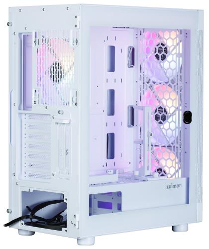 ������ Zalman i4 TG, White, Mid Tower, ��� ��, ��� ATX / Micro ATX / Mini ITX, 2xUSB 3.0 / 1xUSB 2.0, ����. CPU - 170 �� / VGA - 320 ��, 4x140 �� RGB, ������� ������ �� ����������� ������ - �������� 6