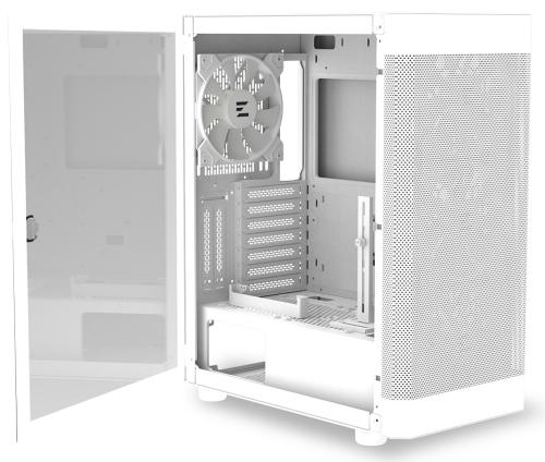 ������ Zalman i4 TG, White, Mid Tower, ��� ��, ��� ATX / Micro ATX / Mini ITX, 2xUSB 3.0 / 1xUSB 2.0, ����. CPU - 170 �� / VGA - 320 ��, 4x140 �� RGB, ������� ������ �� ����������� ������ - �������� 8