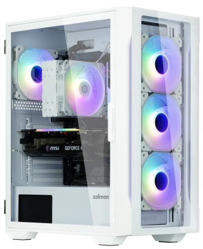 ������ Zalman i3 NEO TG, White, Mid Tower, ��� ��, ��� ATX / Micro ATX / Mini ITX, 2xUSB 3.0 / 1xUSB 2.0, ����. CPU - 162 �� / VGA - 355 ��, 4x120 �� ARGB, ������� ������ �� ����������� ������ - �������� 2
