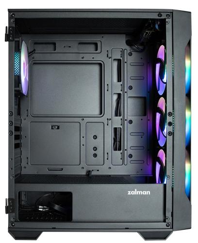 ������ Zalman i3 NEO TG, Black, Mid Tower, ��� ��, ��� ATX / Micro ATX / Mini ITX, 2xUSB 3.0 / 1xUSB 2.0, ����. CPU - 162 �� / VGA - 355 ��, 4x120 �� ARGB, ������� ������ �� ����������� ������ - �������� 5