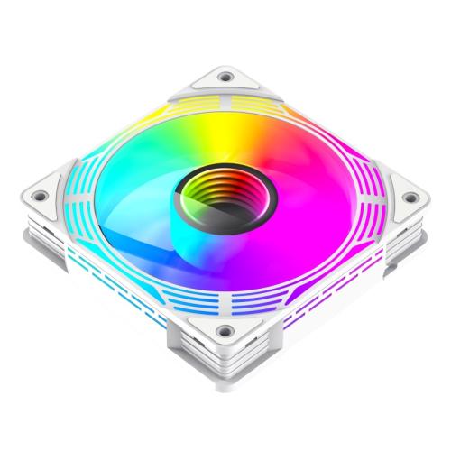 ���������� 120 ��, GameMax FN12A-C8I-W, White, 120�120�25 ��, ARGB ���������, 800-1600 ��/���, �� 31.21 ��, 4-pin (PWM, 50 ��) / 3-pin (ARGB, 50 ��), ����������������� ��������� - �������� 2