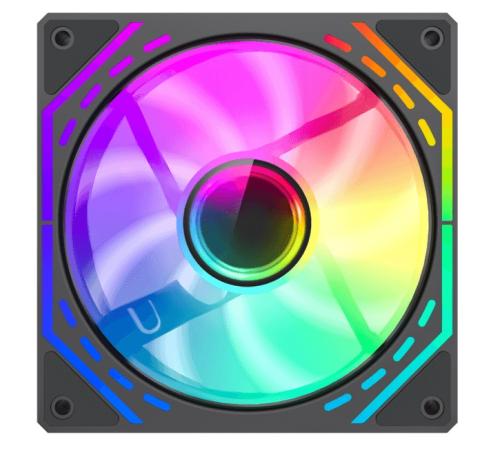 ���������� 120 ��, GameMax FN12A-S2I, Black, 120�120�25 ��, ARGB �����������, 800-1600 ��/��, �� 31.21 ��, 4-pin (PWM) / 3-pin (ARGB), ������������� �������� - �������� 1