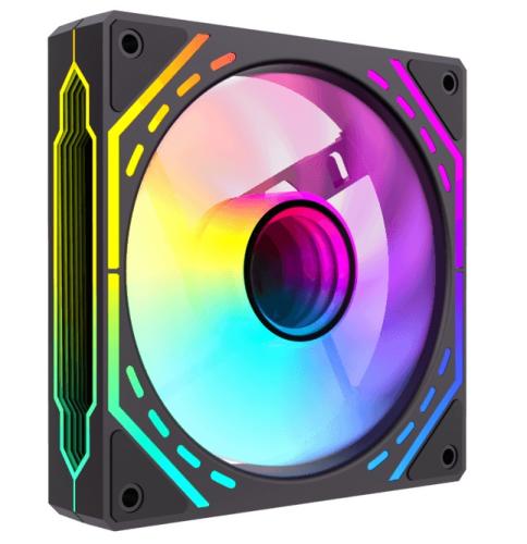 ���������� 120 ��, GameMax FN12A-S2I, Black, 120�120�25 ��, ARGB �����������, 800-1600 ��/��, �� 31.21 ��, 4-pin (PWM) / 3-pin (ARGB), ������������� �������� - �������� 2