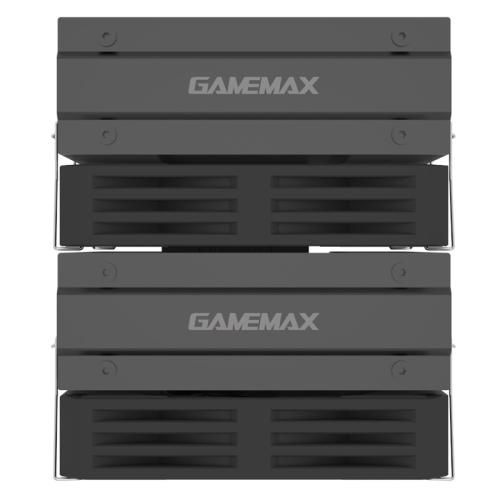 ����� ��� ���������� GameMax Twin 600, Black, ��������/����, 2x120 ��, ��� Intel 1700/1200/115x, AMD AM5/AM4, �� 250 ��, ������ 155 �� - �������� 5