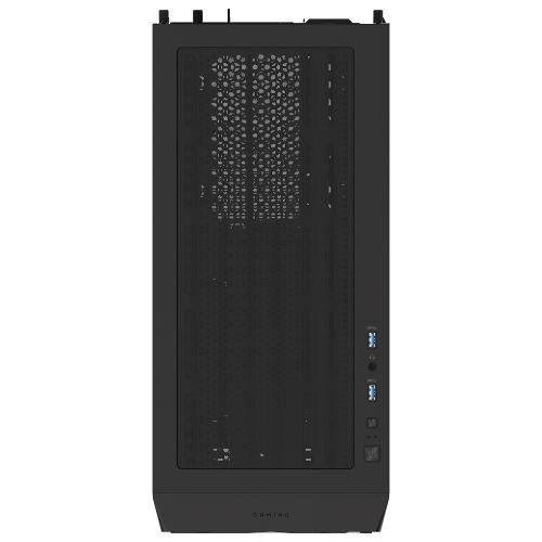 ������ Gigabyte C102 GLASS, Black, Mid Tower, ��� ��, ��� Micro ATX / Mini ITX, 2xUSB 3.0, ����. CPU - 165 �� / VGA - 410 ��, 2x120 ��, ������� ������ �� ����������� ������ (GB-C102G) - �������� 3