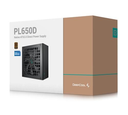���� �������� 650 ��, Deepcool PL650D, Black, 80+ Bronze, Active PFC, 12 �� HYB, 2xMolex / 6xSATA / 1x16-pin / 3x6+2-pin / 2x4+4-pin / 1x20+4-pin, ������ OPP/OVP/SCP/OTP/OCP/UVP/SIP/NLO, ATX12V V3.0 (R-PL650D-FC0B-EU-V2)) - �������� 8