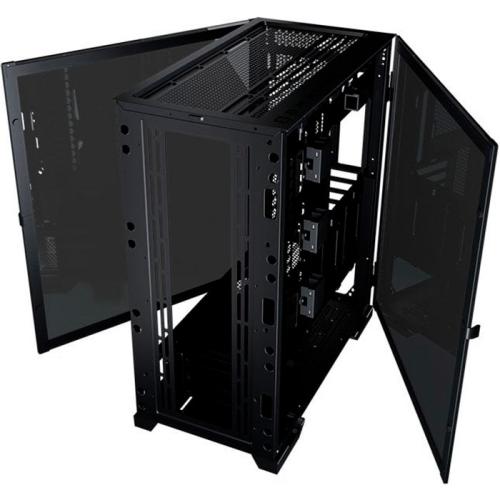 ������ Frontier MALAVI, Black, ��� ��, Midi Tower, ��� E-ATX / ATX / MicroATX / Mini-ITX, 1xType-C / 2xUSB 3.0, ����. CPU - 175 �� / VGA - 385 ��, 3x120 �� �RGB, ������� ������ �� ����������� ������ - �������� 7