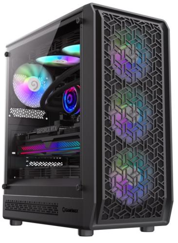 ������ GameMax Forge MB, Black, ��� ��, Midi Tower, Micro ATX / Mini ITX, Type-C / USB 3.0 / USB 2.0, ����. CPU - 155 �� / VGA - 330 ��, 4x120 �� ARGB, ������� ������ �� ����������� ������ - �������� 1